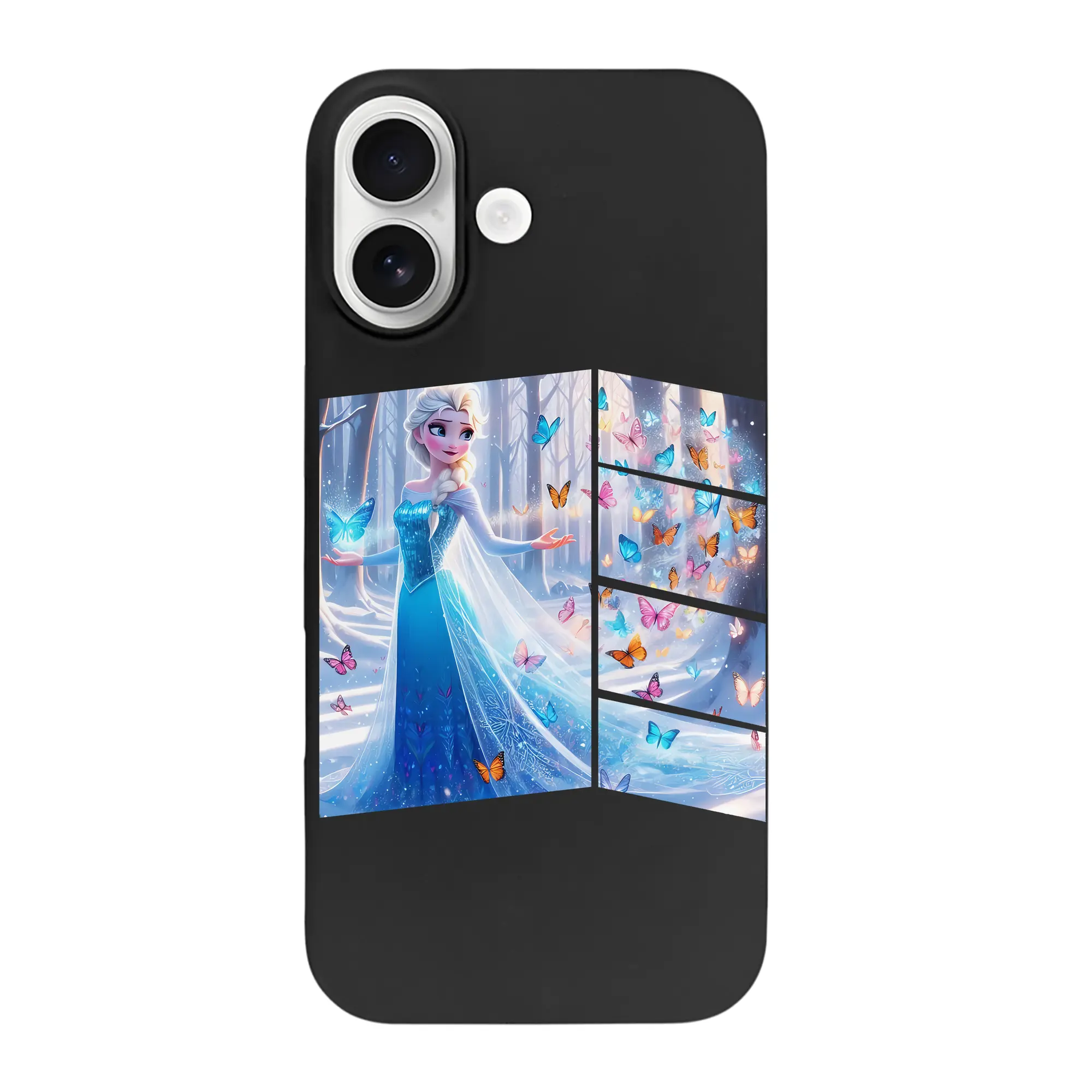 アナと雪の女王(Frozen) グッズ エルサ(Elsa) - iPhone 17 シリーズ シリコンケース 薄型 耐衝撃 指紋防止 ソフトタッチカバー 精密フィット 傷防止 保護ケース iPhone 17/17 Air/17 Pro/17 Pro Max 対応